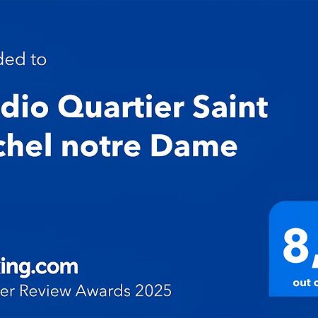 Studio Quartier Saint Michel Notre Dame Free Netflix Paris Exterior foto